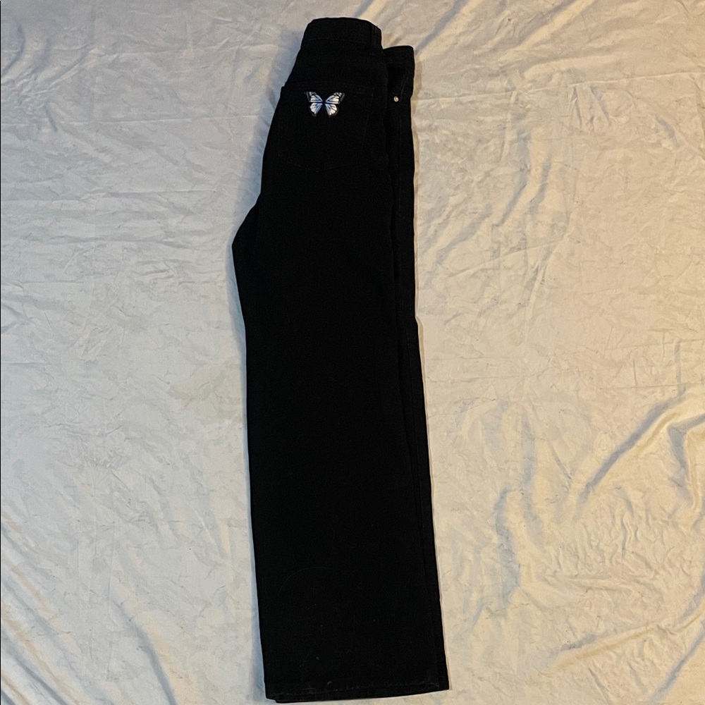 Garage Black Flare & Wide Leg Jeans